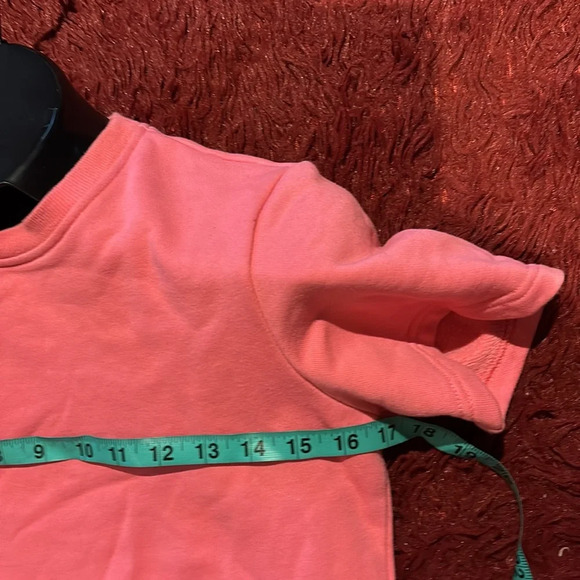Pink Crew Neck Short Sleeve Pullover - Picture 12 of 15
